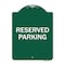 Signmission Designer Series Sign-Reserved Parking Sign, Green & White Aluminum Sign, 18" x 24", GW-1824-23009 A-DES-GW-1824-23009 - alternate 1